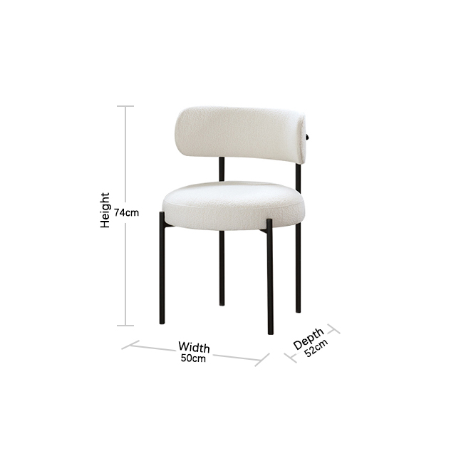 Ailsa Dining Chair sizes