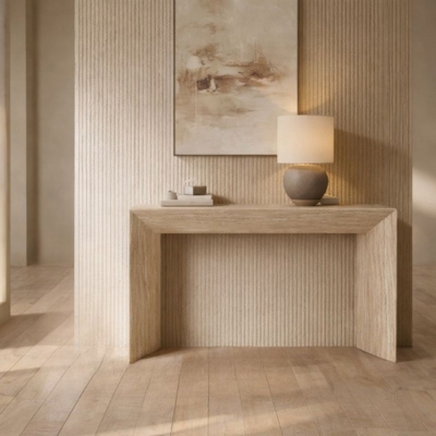 Roma-FSC-Light-Oak-Japandi-Entryway-Console- Table